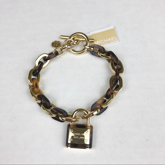 Michael Kors Brilliance Padlock Chunky Bracelet - Picture 5 of 7
